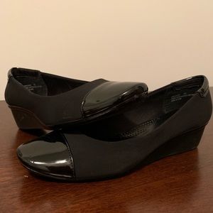 Studio Works Black Dress Wedge